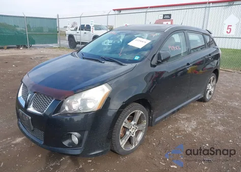 2009 Pontiac Vibe Gt from USA, damaged, VIN 5Y2SN670X9Z433790